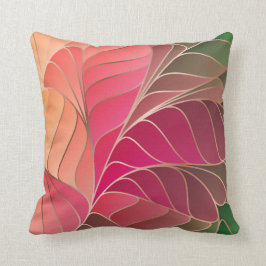 Heissrosa, Koralle, Pfirsich, Grüner Neuer Jugends Kissen