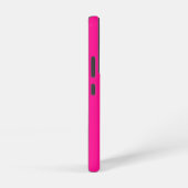 Heißrosa moderne Monogramm-Initialen Samsung Galaxy Hülle (Rechte Seite)