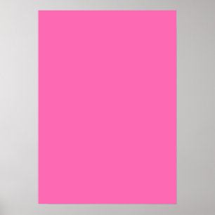 Heißrosa Poster