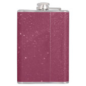Heißrosa Sand Flachmann (Rückseite)