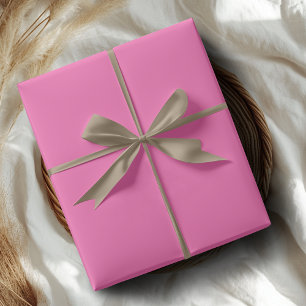 Heißrosa Uni-Farbe Klassisch Elegant Geschenkpapier