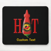 Heißsauce-Flaschen-Mauspad Mousepad (Vorne)