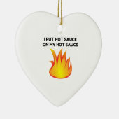 Heißsauce Keramik Ornament (Rechts)