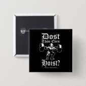 Heißt du überhaupt? - Funny Novelty Shakespeare Button (Vorne & Hinten)