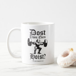 Heißt du überhaupt? - Funny Novelty Shakespeare Kaffeetasse