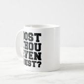 Heißt du überhaupt? kaffeetasse (Vorderseite Links)