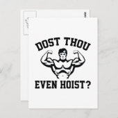 Heißt du überhaupt? postkarte (Vorne/Hinten)