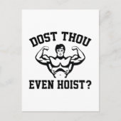 Heißt du überhaupt? postkarte (Vorderseite)