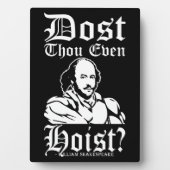 Heißt du überhaupt? - Shakespeare Fotoplatte (Vorderseite)