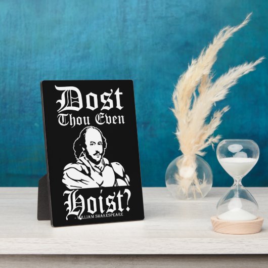 Heißt du überhaupt? - Shakespeare Fotoplatte (Seite)