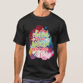 Heißt Neujahr New Me Vibraning Fireworks T-Shirt