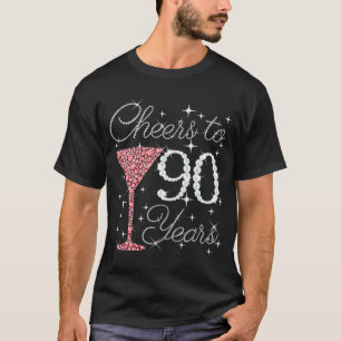 Heißt zu 90 Jahren glücklich 90. Geburtstagskäse d T-Shirt