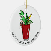 Heißt zu einem blutigen Mary Christmas Funny Keramik Ornament (Rechts)