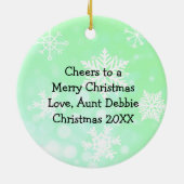 Heißt zu einem blutigen Mary Christmas Funny Keramik Ornament (Hinten)