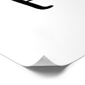 Heisswasser ist für alles Heilmittel Poster (Ecke)