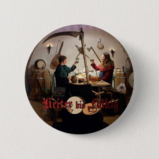 Heiter bis Folkig Button "Der Tod war da" (Vorderseite)