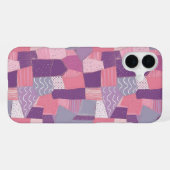 Heitere Patchwork-Harmonie iPhone Hülle (Rückseite (Horizontal))