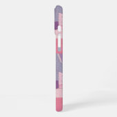 Heitere Patchwork-Harmonie iPhone Hülle (Linke Seite)