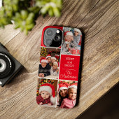 Heiteres Weihnachten Custom Foto Collage Case-Mate iPhone Hülle