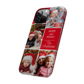 Heiteres Weihnachten Custom Foto Collage Case-Mate iPhone Hülle
