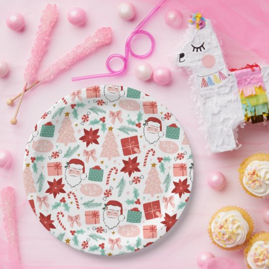 Heiterkeit | Frohe Weihnachts-Teller Pappteller (Party)