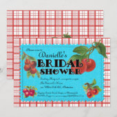 Heitre KirschBrautparty-Einladung Einladung (Vorne/Hinten)