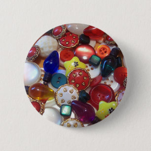 Heitre Weihnachtsknopf-Collage Button