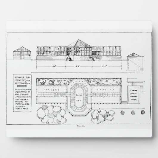 Heizanlage für ein Haus, einen Wintergarten und ei Fotoplatte (Vorderseite)
