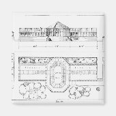 Heizanlage für ein Haus, einen Wintergarten und ei Magnet (Vorne)
