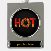 HEIZEN Banner-Ornament SILBER (Vorderseite)