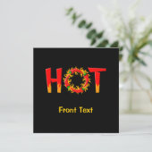 HEIZEN EINLADUNG (Stehend Vorderseite)