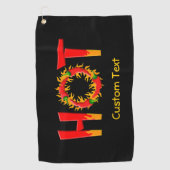 HEIZEN GOLFHANDTUCH (Vorderseite)