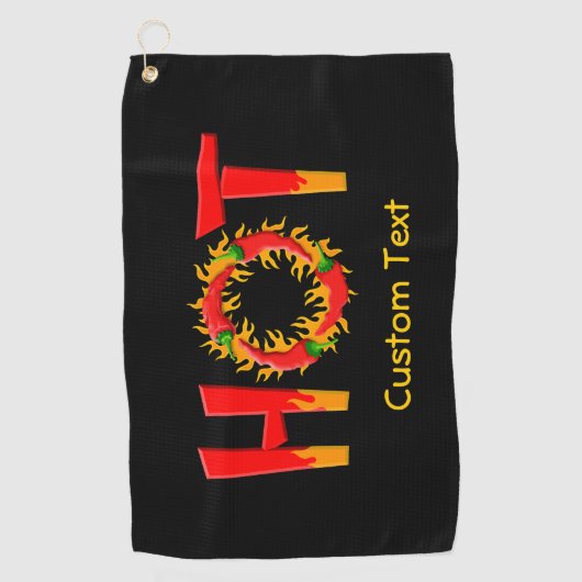 HEIZEN GOLFHANDTUCH (Vorderseite)