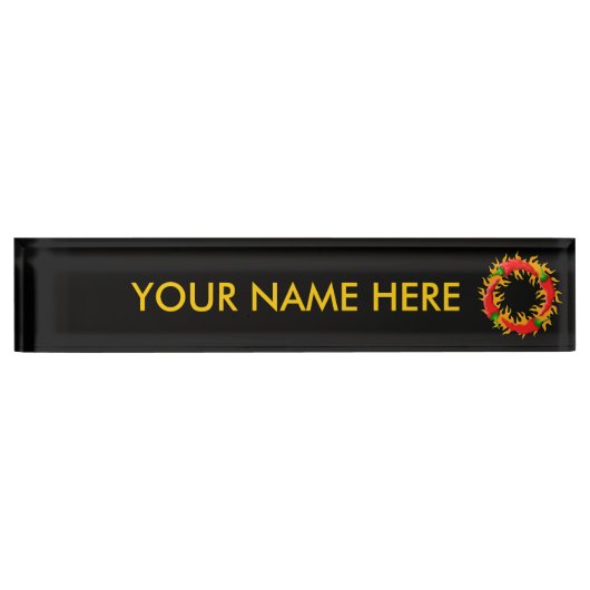 HEIZEN NAMENSPLAKETTE (Vorderseite)