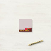 HEIZEN POST-IT KLEBEZETTEL (Auf Schreibtisch)