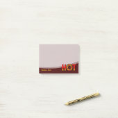 HEIZEN POST-IT KLEBEZETTEL (Auf Schreibtisch)