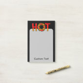 HEIZEN POST-IT KLEBEZETTEL (Auf Schreibtisch)