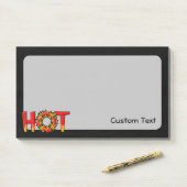 HEIZEN POST-IT KLEBEZETTEL (Auf Schreibtisch)