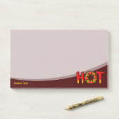 HEIZEN POST-IT KLEBEZETTEL (Auf Schreibtisch)