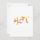 HEIZEN POSTKARTE (Vorne/Hinten)