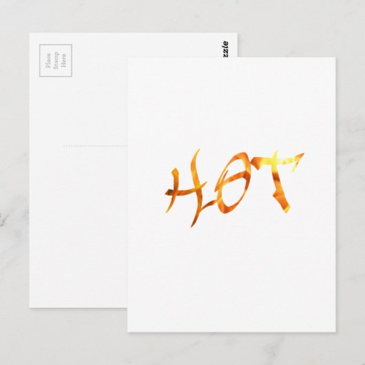 HEIZEN POSTKARTE (Vorne/Hinten)