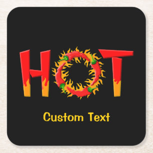 HEIZEN RECHTECKIGER PAPPUNTERSETZER