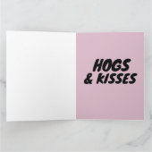 HEIZEN UND KISSEN SCHWEINKARTENKARTEN KARTE (Innenseite)