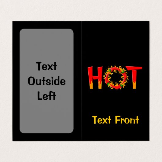 HEIZEN VISITENKARTEN (Außenseite Aufgefaltet)