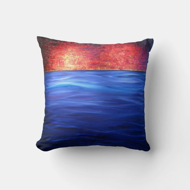 HEIZFARBEN ART THERAPIE PILLOW, 2 verschiedene Sei Kissen (Vorderseite)