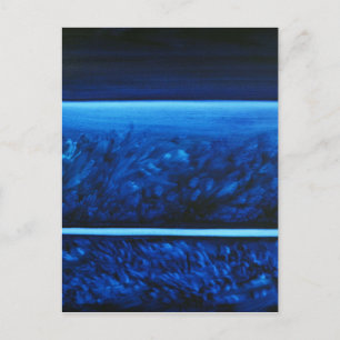 HEIZFARBEN - Kalming & Stress-reduzierende Blaue K Postkarte