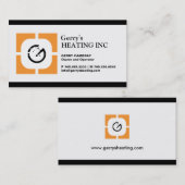 HEIZGESELLSCHAFT VISITENKARTE (Vorne/Hinten)