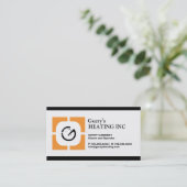 HEIZGESELLSCHAFT VISITENKARTE (Stehend Vorderseite)