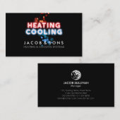 Heizklimatisierung Visitenkarte (Vorne/Hinten)