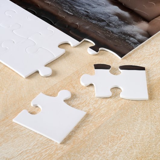 HEIZKOPF-Fenster Winterschnee Puzzle (Seite)